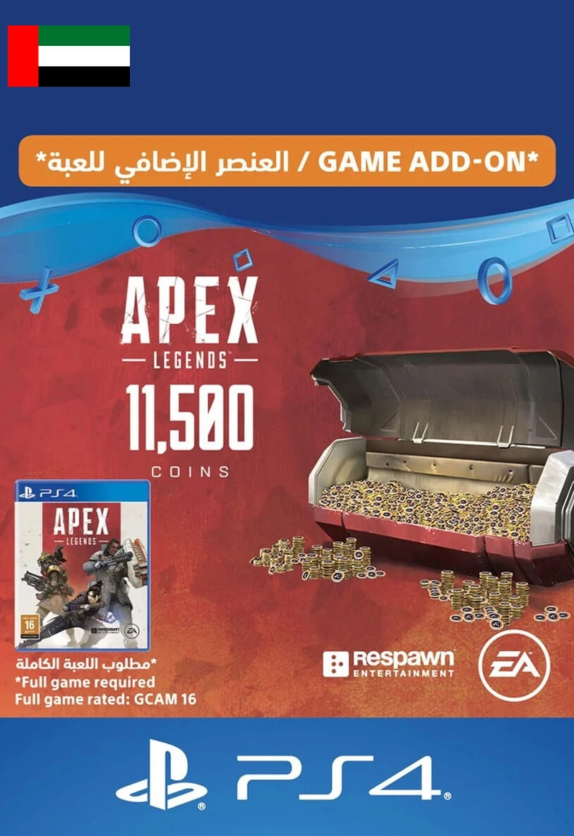 Apex Legends - 10.000 (+1500 Bonus) Coins - UAE - PS4  for sale in Emirates from Games2all