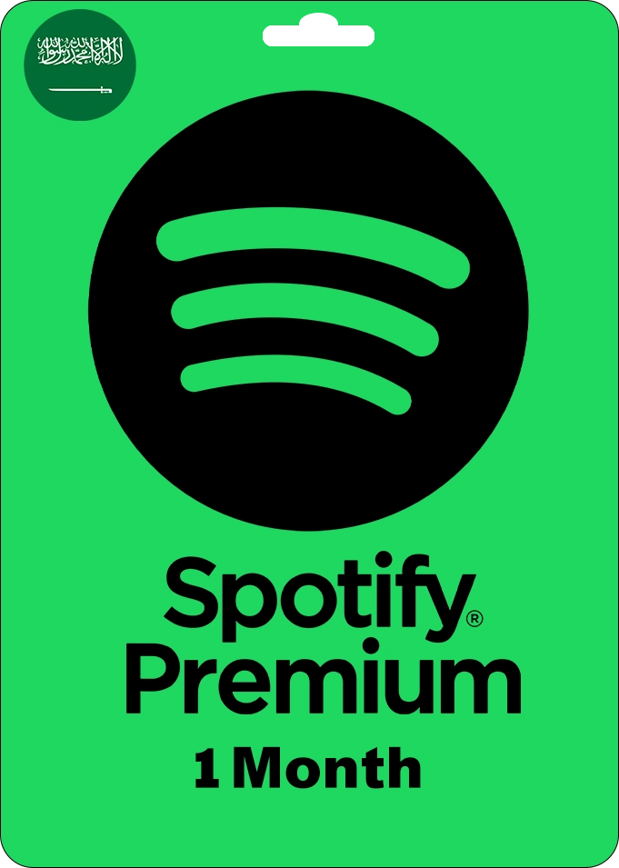 Spotify Premium Gift Card - KSA - 1 Months  for sale in Emirates from Games2all