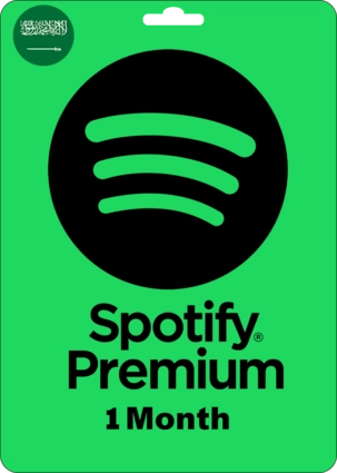 Spotify Premium Gift Card - KSA - 1 Months