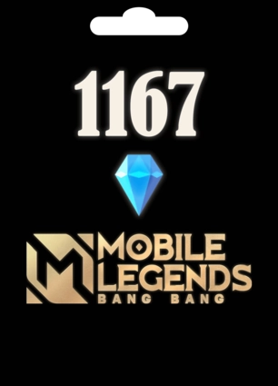 Mobile Legends: Bang Bang Gift Card - 1167 Diamonds - Global