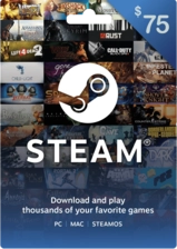 Steam Wallet Gift Card Oman 75 USD -  for sale in Emirates from Games2all