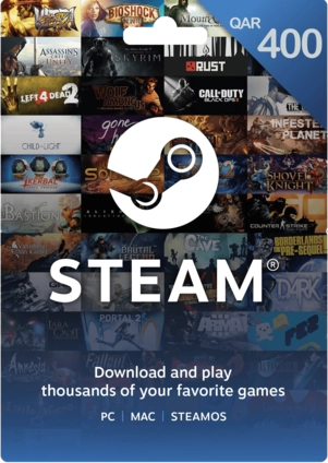 Steam Gift Card 400 QAR Steam Key - Qatar