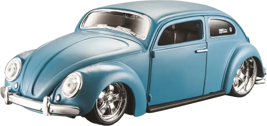 Maisto Design 124 Volkswagen Beetle (1:24) - Diecast Outlows - Blue