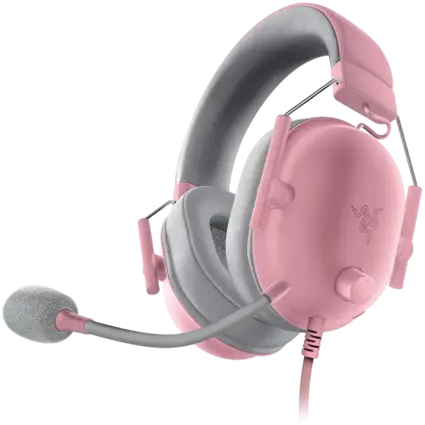 Razer BlackShark V2 X Wired Gaming Headphone - Quartz Pink