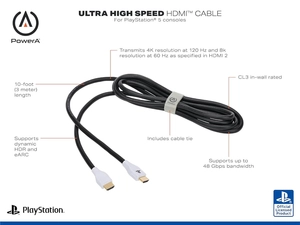 PowerA HDMI PS5 Cable - 3m (10 ft)  for sale in Emirates from Games2all