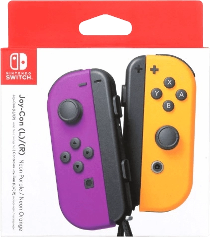 Nintendo Switch  Joy-Con Neon Purple - Neon Orange   for sale in Emirates from Games2all