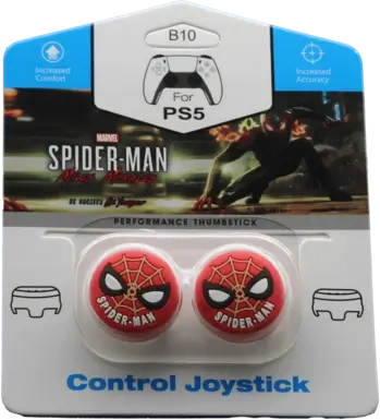 Spider Man Analog Freek and Grips for PS5 and PS4 - Red   for sale in Emirates from Games2all