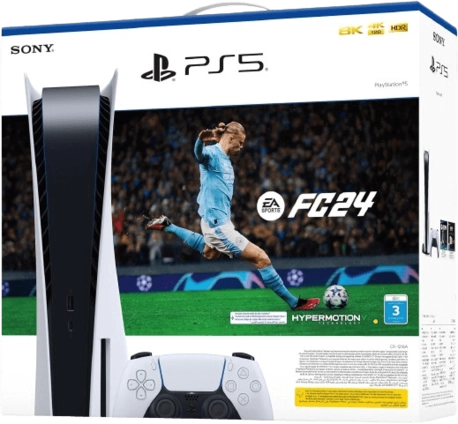 PlayStation 5 Console + EA SPORTS FC 24 Voucher - (1y) Warranty