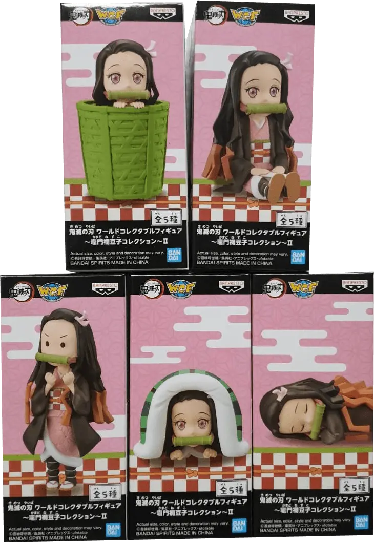 Banpresto Demon Slayer World Collectable Nezuko Kamado Collection (5 Action Figures)  for sale in Emirates from Games2all