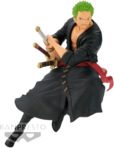 Banpresto One Piece Battle Record Collection - Roronoa Zoro Action Figure - 6.3