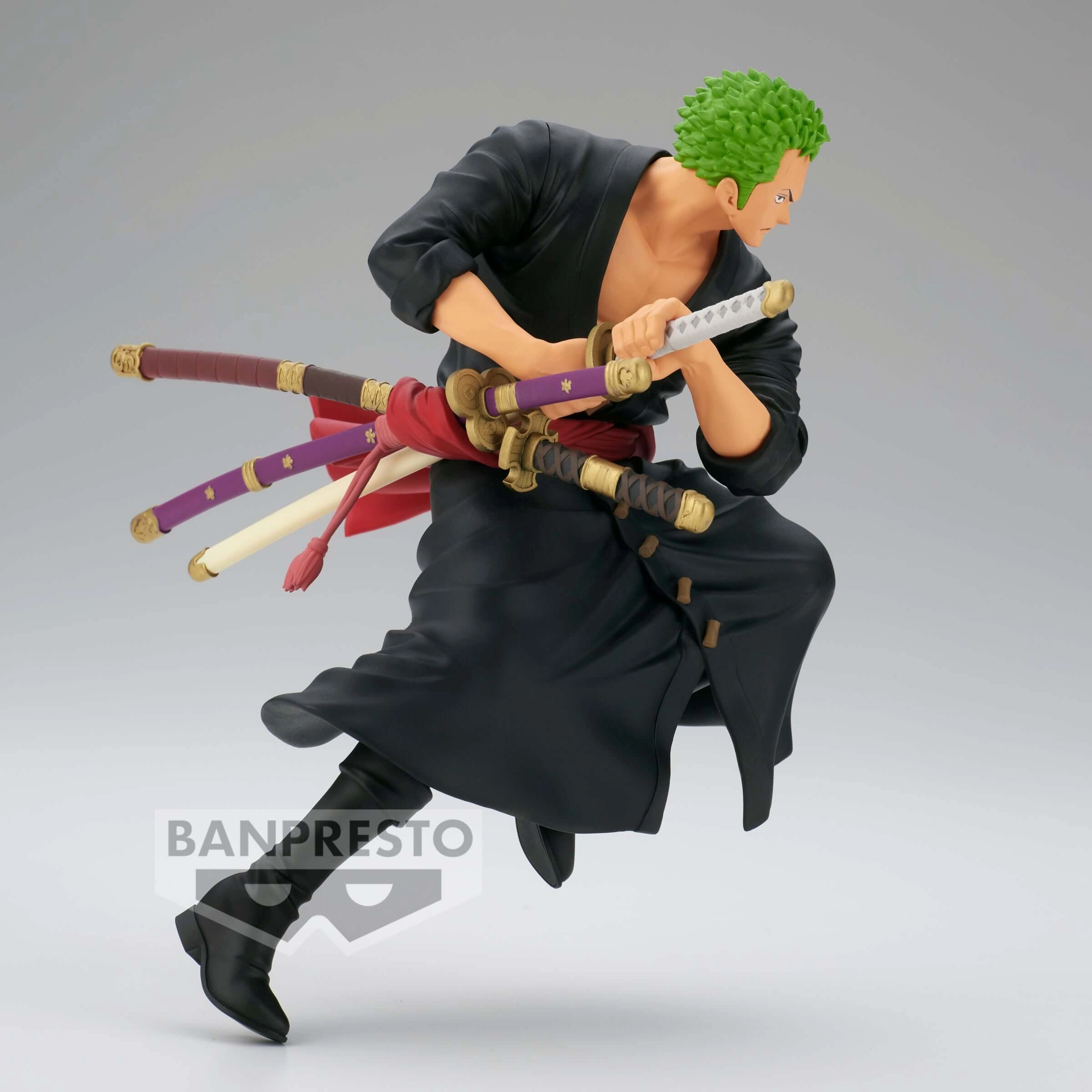 Banpresto One Piece Battle Record Collection - Roronoa Zoro Action Figure - 6.3