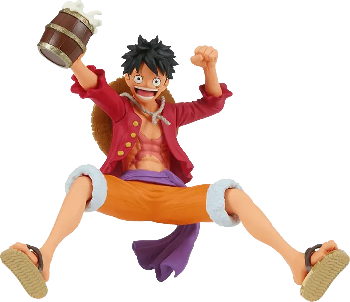 Banpresto One Piece It'S A Banquet!! - Monkey D.Luffy Action Figure - 3.5