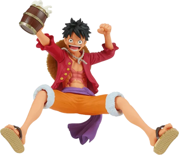 Banpresto One Piece It'S A Banquet!! - Monkey D.Luffy Action Figure - 3.5