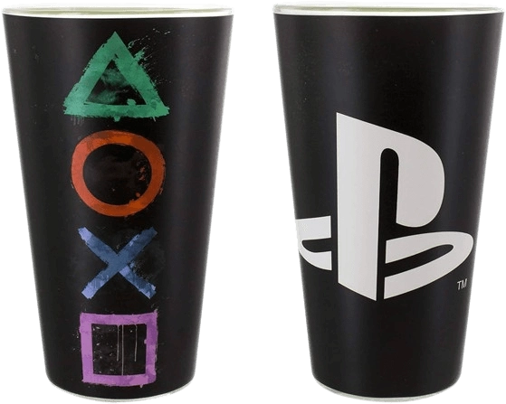 Paladone PlayStation Glass - Black  for sale in Emirates from Games2all