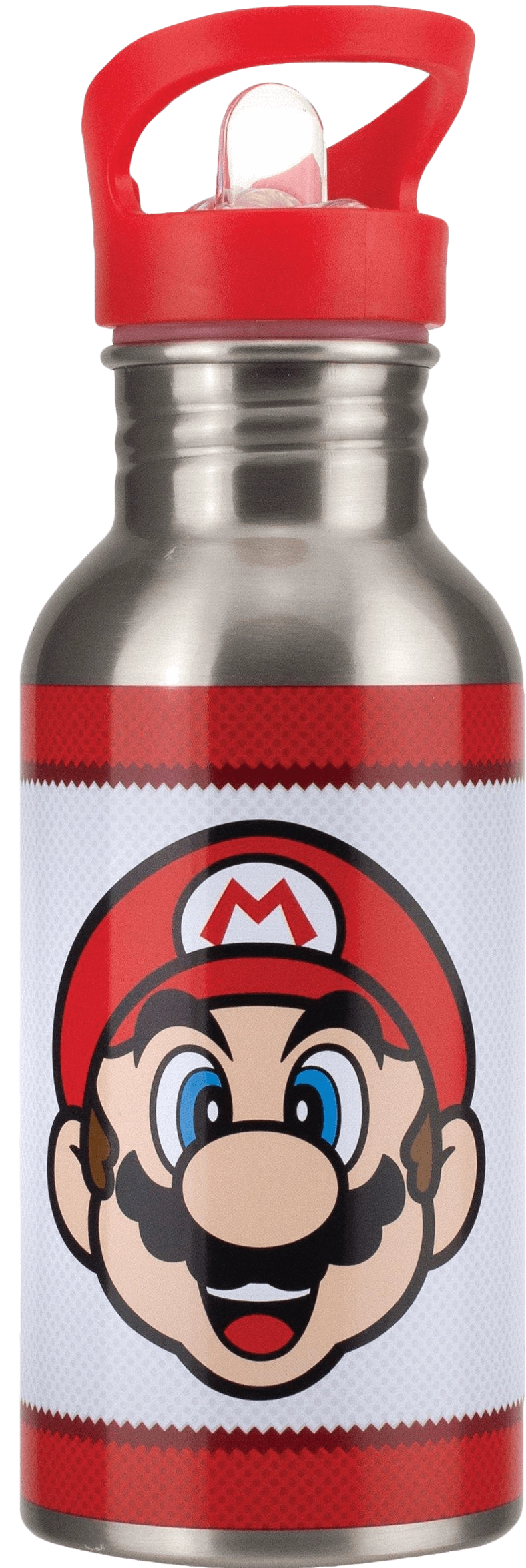 Paladone Super Mario Metal Water Bottle with Straw  for sale in Emirates from Games2all