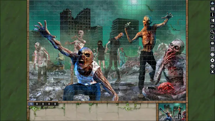 Pixel Puzzles Illustrations & Anime - Jigsaw Pack: Zombies  للبيع في الامارات من خلال Games2all