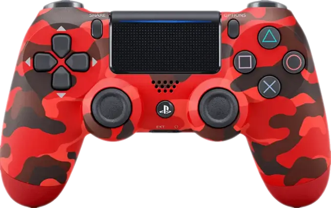 DUALSHOCK 4 PS4 Controller - Red camouflage - Used