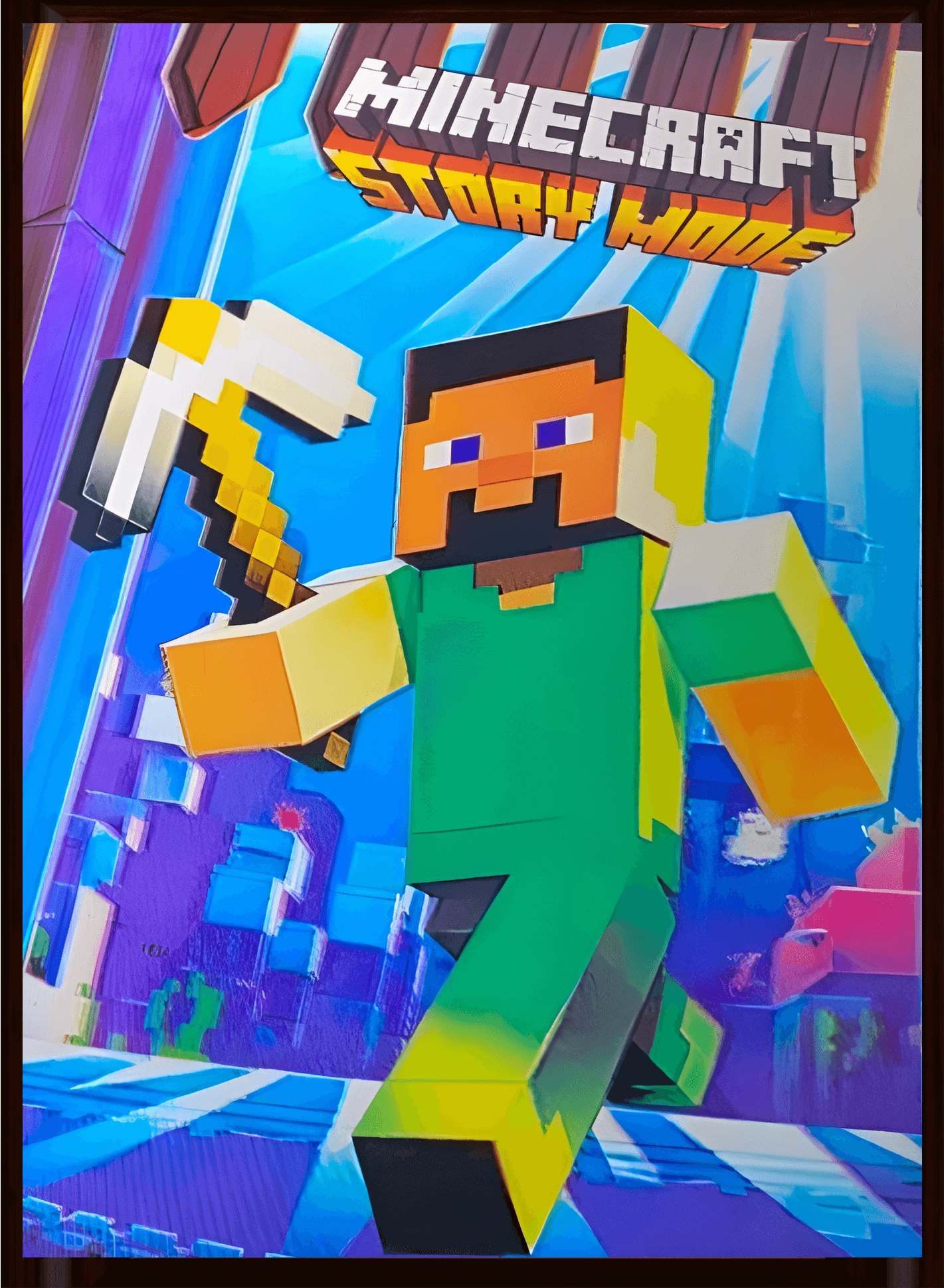 Minecraft 3D Gaming Poster   for sale in Emirates from Games2all