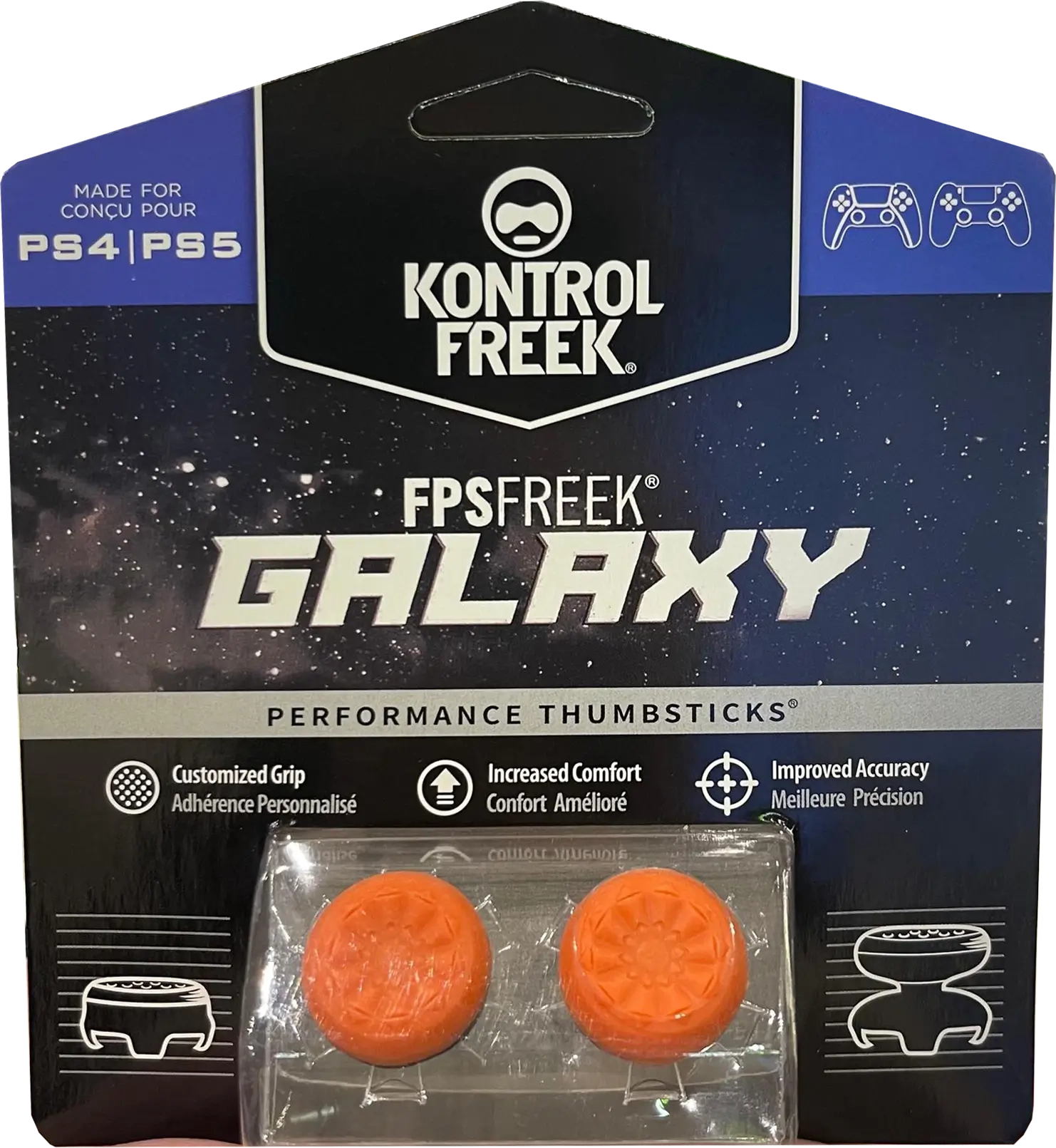 Analog Freek FPS Galaxy - PS4 and PS5 - Orange  for sale in Emirates from Games2all