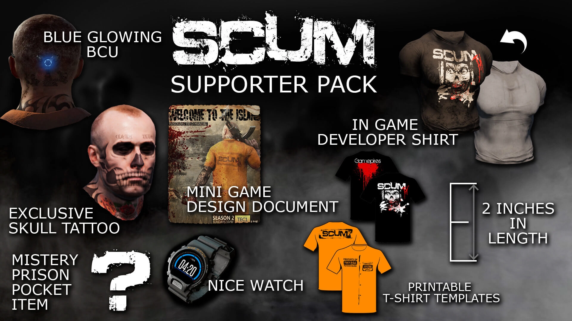 SCUM Supporter Pack  للبيع في ألإمارات من خلال Games2all