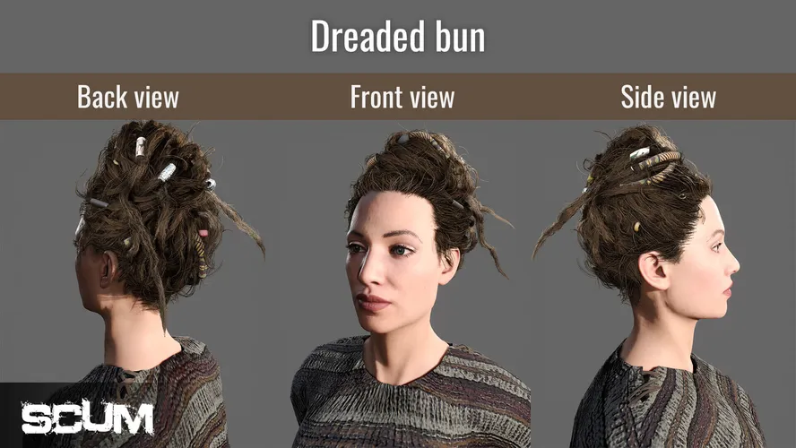 SCUM Female Hair Pack  for sale in Emirates from Games2all