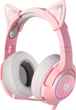 Onikuma K9 Wired RGB Gaming Headset for PC - Pink (94399)