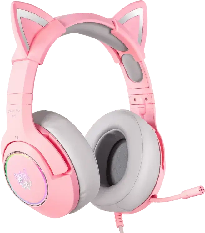 Onikuma K9 Wired RGB Gaming Headset for PC - Pink  for sale in Emirates from Games2all