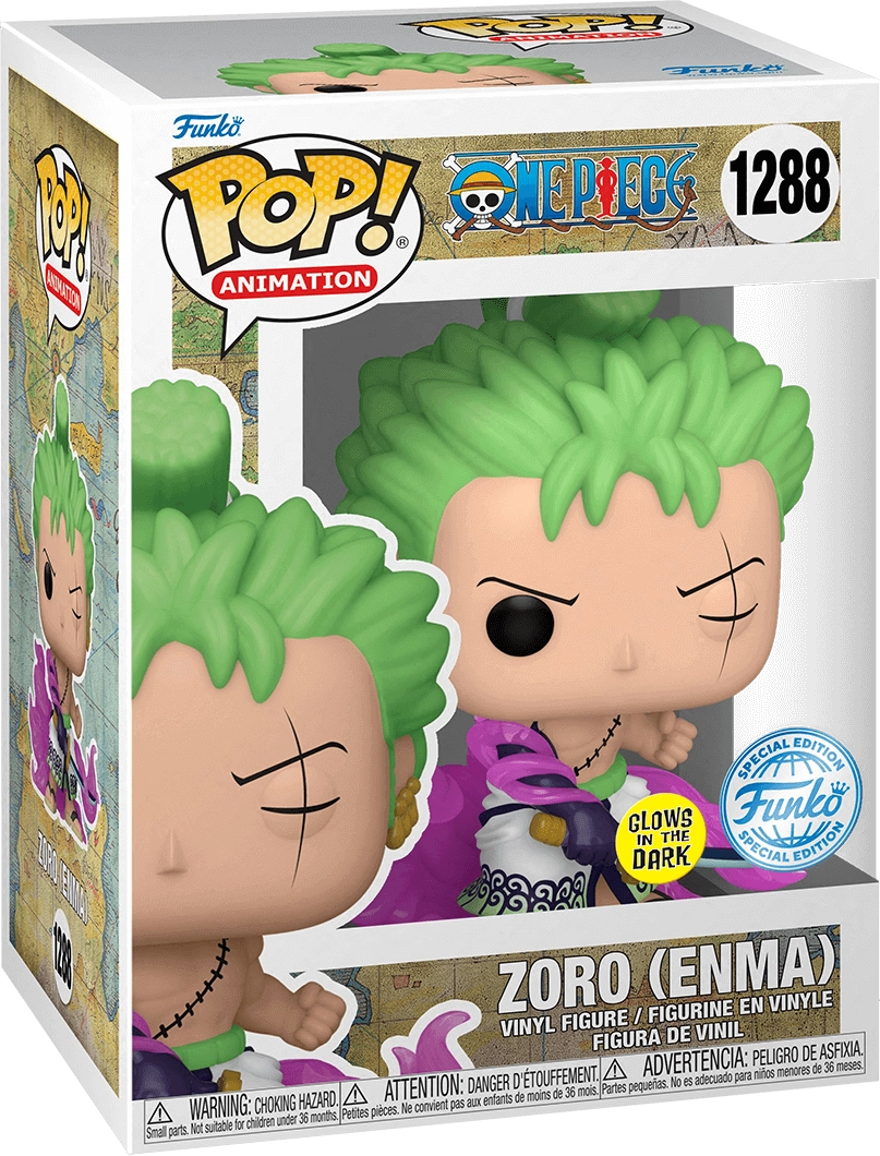 Funko Pop! Anime: One Piece - Roronoa Zoro with Enma (GW)(Exc)  for sale in Emirates from Games2all