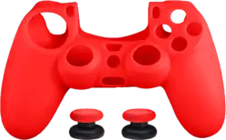 Dobe_Silicone_Cover_Case_for_PS4_DualShock_Controller_with_Analog_Grips__Red