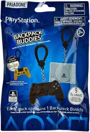 Paladone PlayStation Backpack Buddies CDU (Hangers and Keychains) - 24 pcs  for sale in Emirates from Games2all