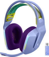 Logitech G733 LIGHTSPEED Wireless RGB Gaming Headset - Lilac (95230)