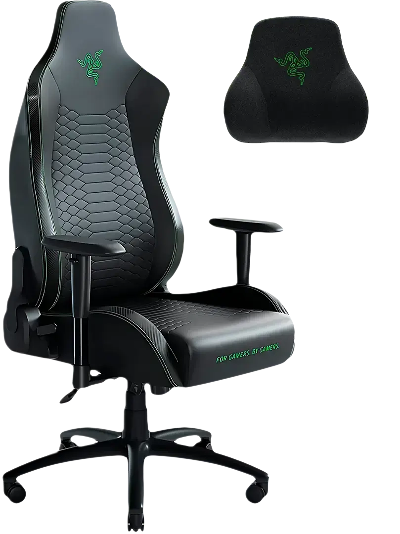 Razer Iskur X Ergonomic Gaming Chair - Black and Green  for sale in Emirates from Games2all