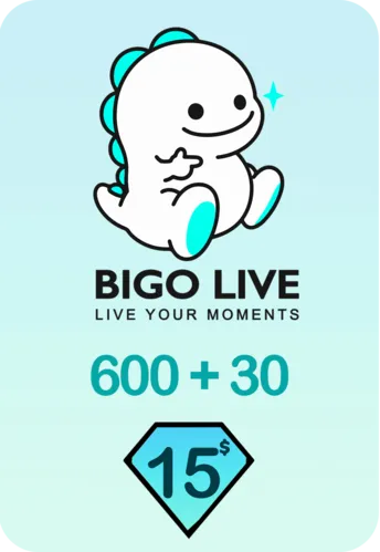 Bigo Live 600 + 30 Bonus Diamonds 15 USD Gift Card - Global  for sale in Emirates from Games2all