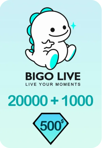 Bigo Live 2000 + 100 Bonus Diamonds 50 USD Gift Card - Global  for sale in Emirates from Games2all