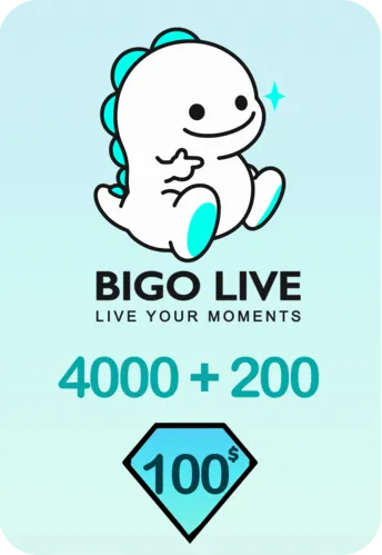 Bigo Live 4000 + 200 Bonus Diamonds 100 USD Gift Card - Global  for sale in Emirates from Games2all