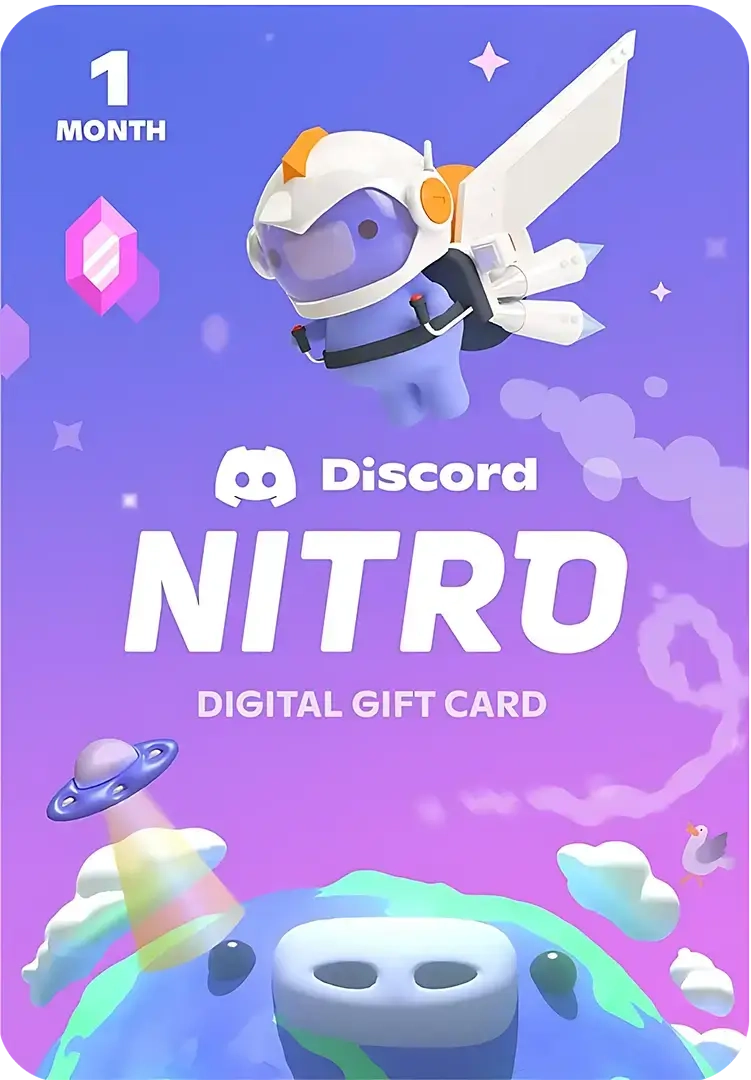 Discord Nitro 1 Month  Subscription Mintroute Gift Card - Global  for sale in Emirates from Games2all