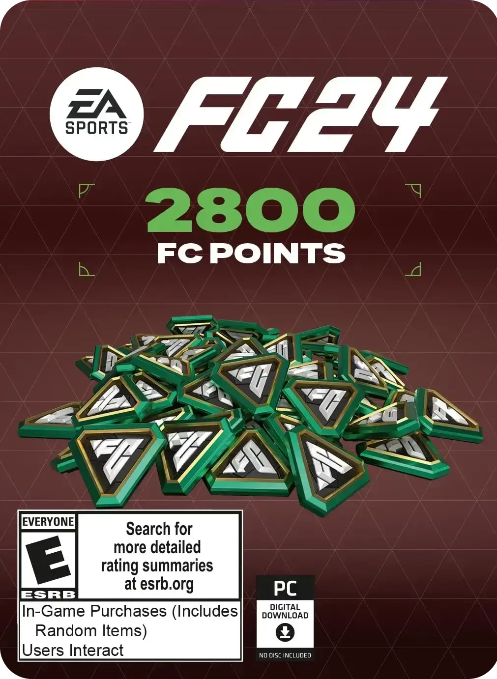 EA SPORTS FC 24 - 2800 Points (PC) EA App Key GLOBAL  for sale in Emirates from Games2all