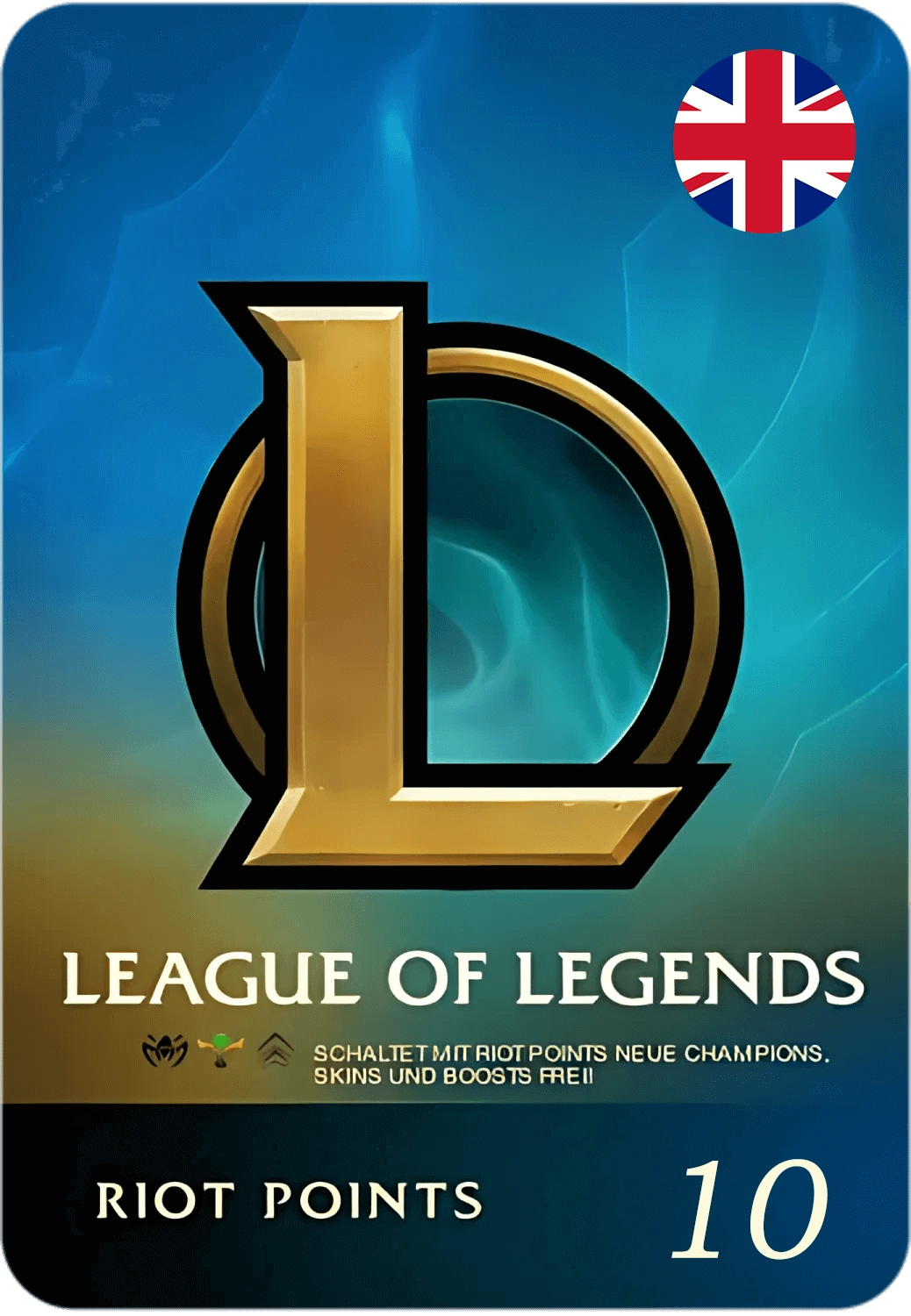 League of Legends (LoL) Gift Card - 10 GBP - UK  for sale in Emirates from Games2all