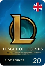 League of Legends (LoL) Gift Card - 20 GBP - UK -  for sale in Emirates from Games2all