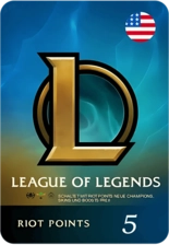 League of Legends (LoL) Gift Card - 5 USD - USA -  for sale in Emirates from Games2all