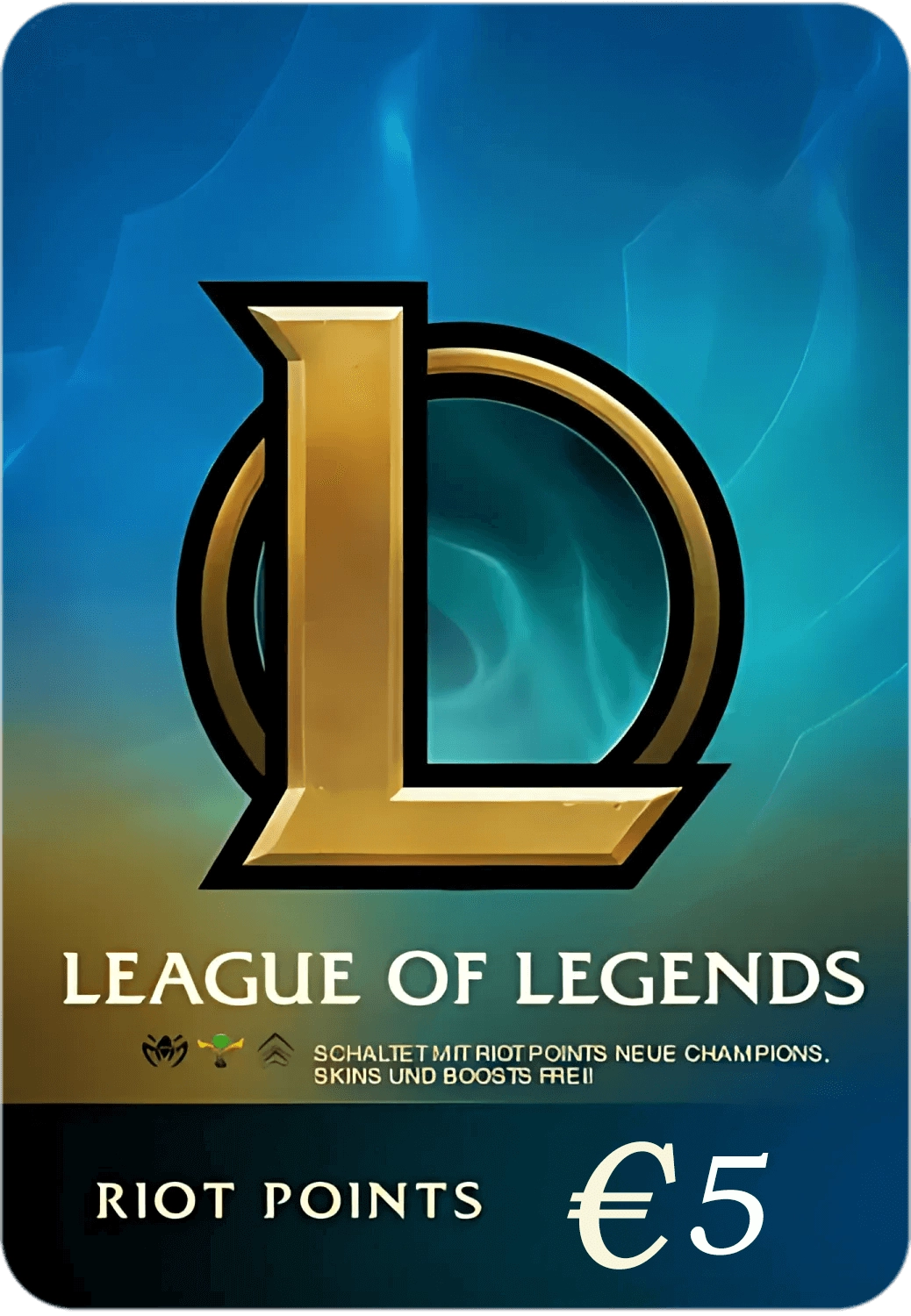 League of Legends (LoL) Gift Card - 5 EUR - Europe  for sale in Emirates from Games2all