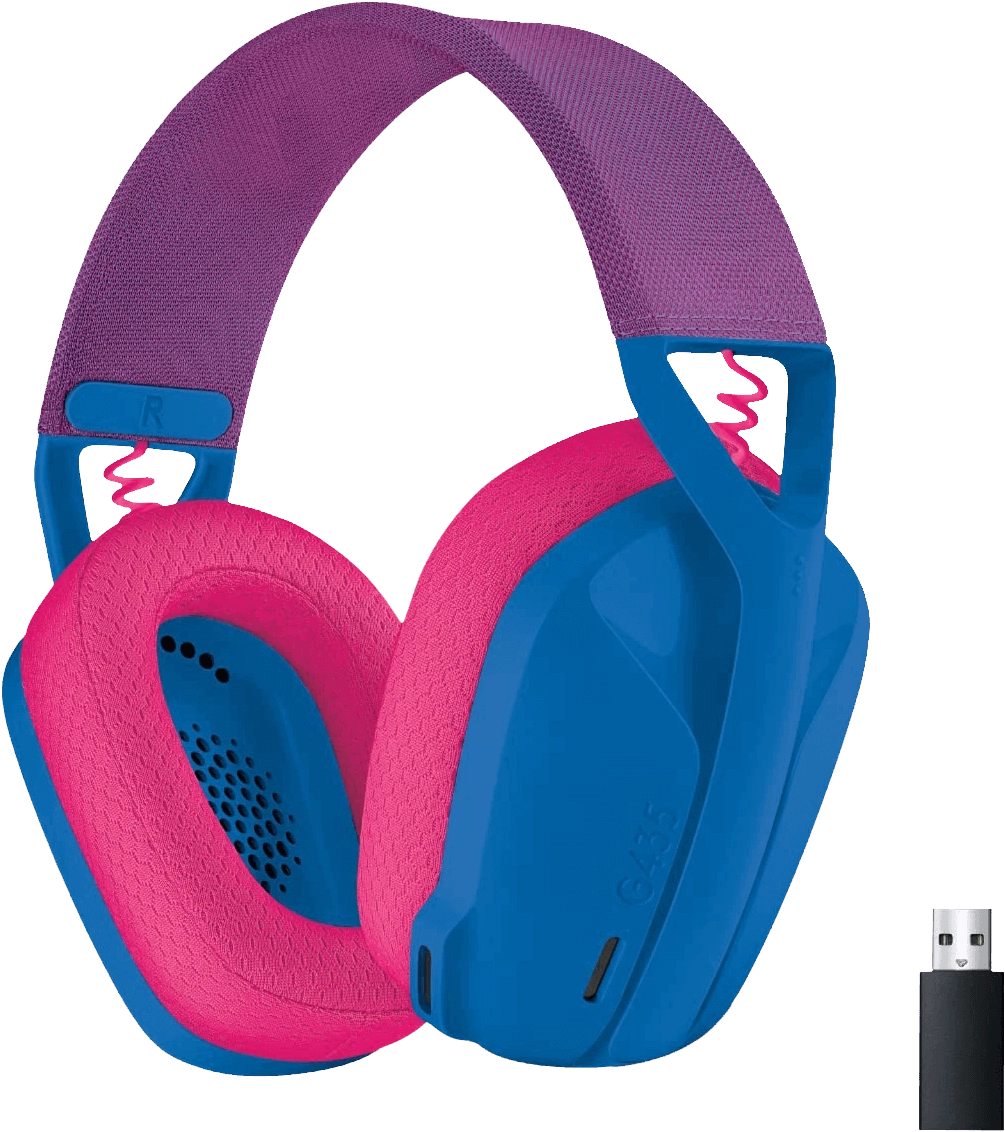 Logitech G435 Wireless Gaming Headset for PC - Blue and Pink  for sale in Emirates from Games2all