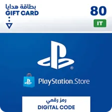 PSN PlayStation Store Gift Card 80 EUR - Italy (96872)