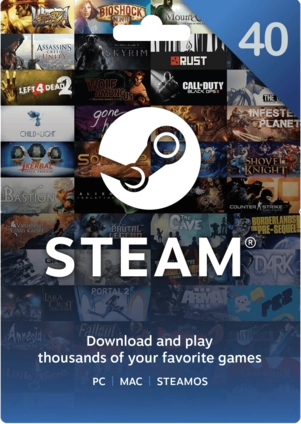 Steam Wallet Gift Card UAE 40 AED