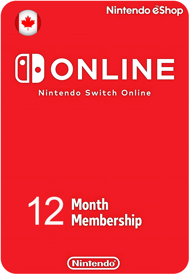 Nintendo eShop Online Membership 12 Months Canada  for sale in Emirates from Games2all