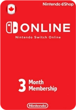 Nintendo eShop Online Membership 3 Months Canada -  for sale in Emirates from Games2all