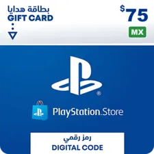 PSN PlayStation Store Gift Card 75 USD - Mexico (97076)