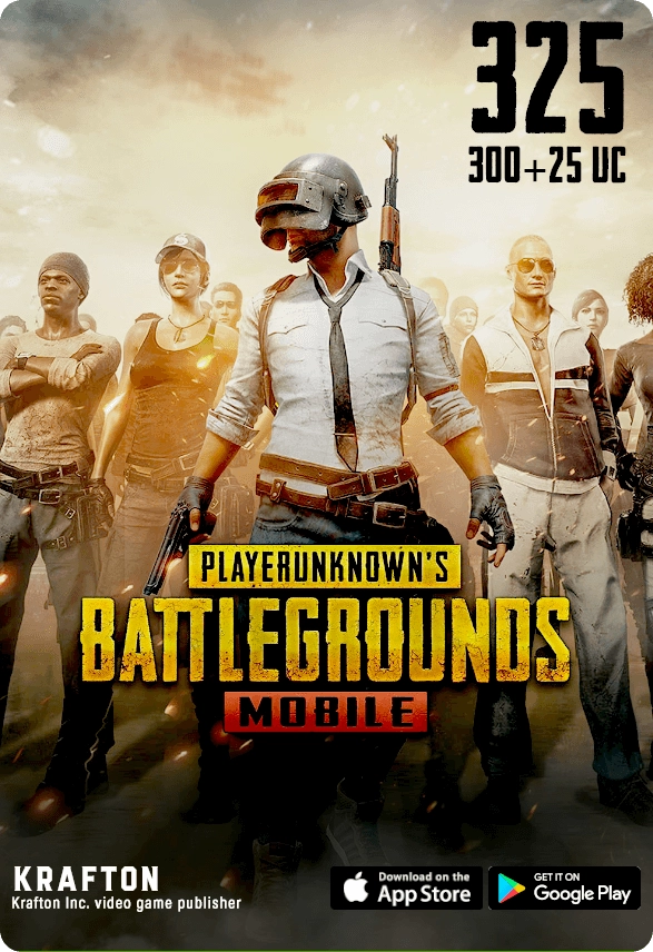 PUBG Mobile - 300 UC + 25 UC (Digital Code)  for sale in Emirates from Games2all