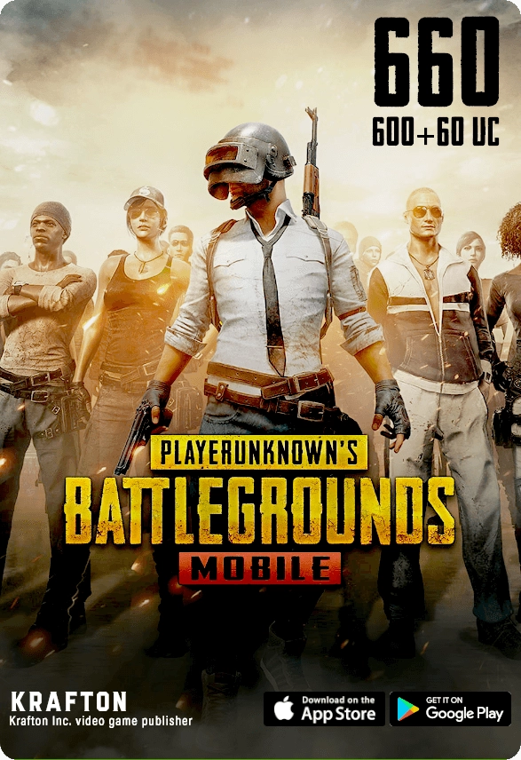 PUBG Mobile - 600 UC + 60 UC (Digital Code)  for sale in Emirates from Games2all