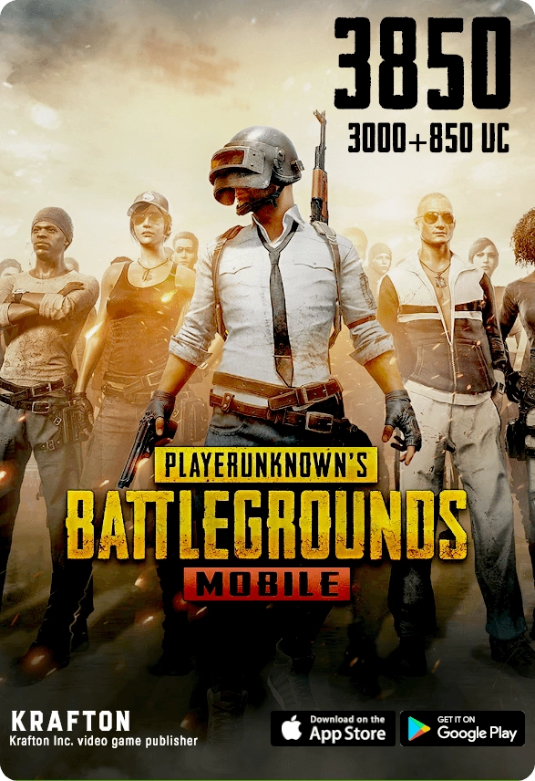 PUBG Mobile - 3000 UC + 850 UC (Digital Code)  for sale in Emirates from Games2all